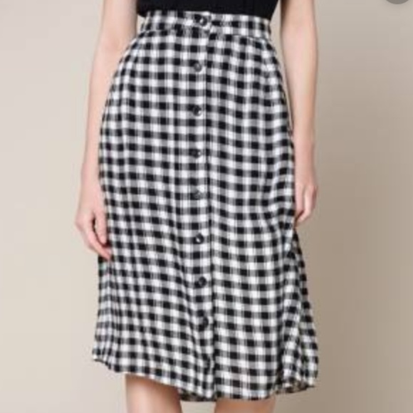 Volcom Dresses & Skirts - Volcom Get to Steppin' Midi A-Line Skirt